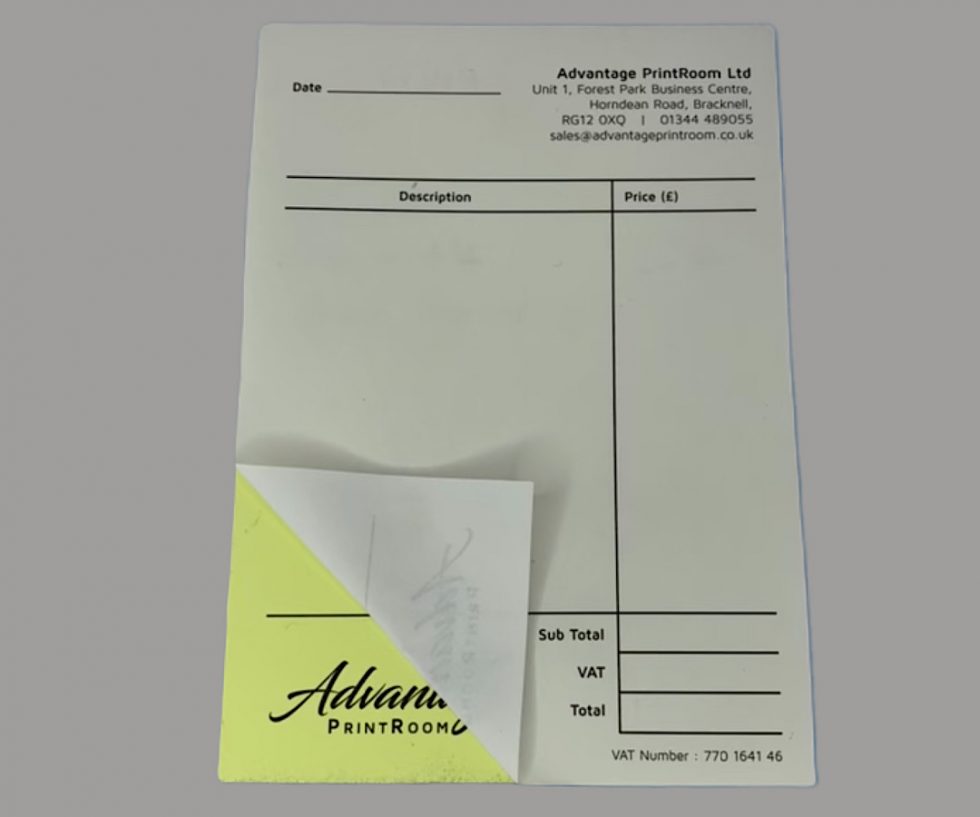 Ncr Pads Ncr Printing Custom Ncr Pads Bracknell